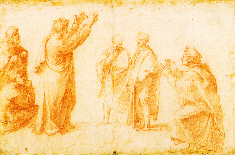   拉斐尔·桑西  Raffaello Santi  ——素描作品 (5)